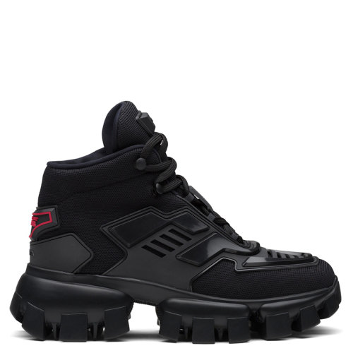 PRADA/普拉达 秋冬 Cloudbust Thunder系列 女士黑色针织织物运动鞋1T648M_3KR2_F0002_F_050