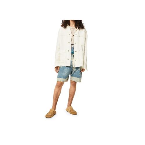  LOEWE罗意威 22年秋冬 男士 夹克 Corduroy workwear jacket in linen H616Y03X05-2110