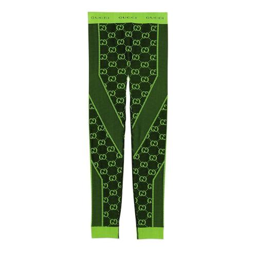  GUCCI古驰 22年秋冬 男士 GG针织提花紧身裤 693103 XJEAL 1131