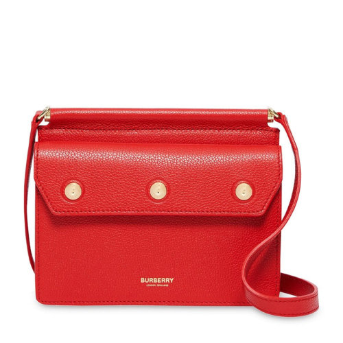 BURBERRY/博柏利 Title - 迷你口袋细节皮革泰尔特手袋 小牛皮斜挎包 80160551