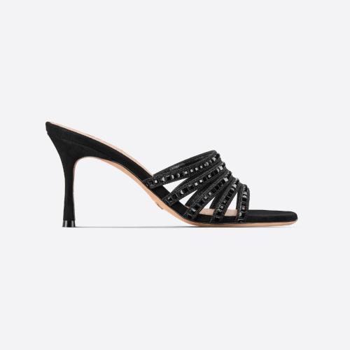 DIOR迪奥 22年秋冬 女士 高跟凉鞋 Mule a talon Dior Gem KDQ788SQP_S900