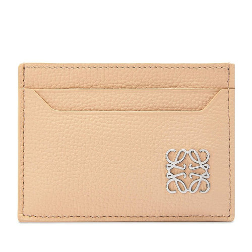 LOEWE/罗意威 22新款 女士裸色粒面小牛皮银色徽标扣多卡槽钱夹卡夹C821075X01-7620