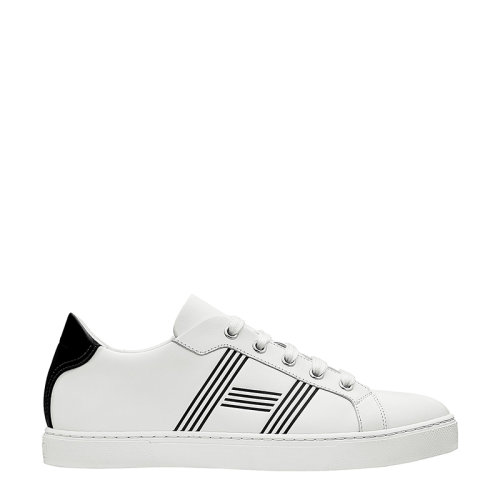 HERMES/爱马仕 2021年早春新款 黑白色小牛皮 女士运动鞋 H201114Z93360