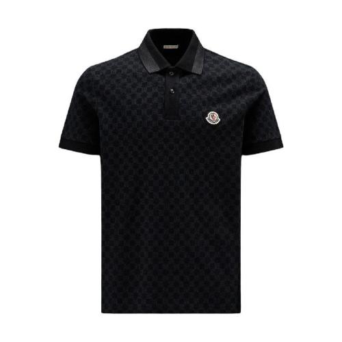  MONCLER蒙可蒙克莱 22年秋冬 男士 短袖Polo Monogram Print Polo Shirt H20918A00008899TY999