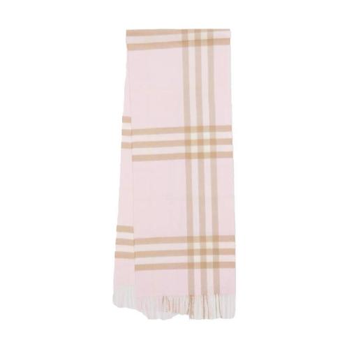  BURBERRY 22年秋冬 女士 经典格纹羊绒围巾 80163961 预定商品1-3周发货
