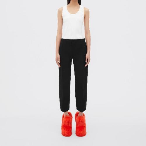  BV葆蝶家 22年秋冬 女士 休闲裤 pantalon en laine compacte avec coupe incurvee 708514VKIV