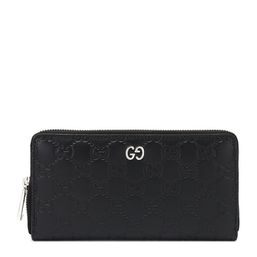 GUCCI/古驰 Gucci Signature皮革全拉链式钱包 皮质 473928 CWC1N