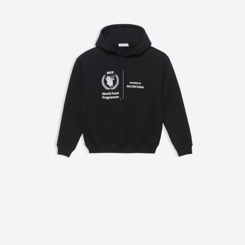  BALENCIAGA巴黎世家 22年春夏 女士 卫衣 WFP SHRUNK HOODIE 612959THV831000 预定商品1-3周发货