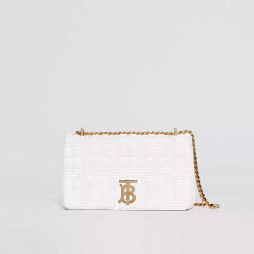  BURBERRY 22年秋冬 女士 Lola - 小号绗缝羔羊皮萝纳包 80211061 预定商品1-3周发货