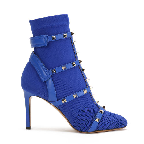 Valentino/华伦天奴 蓝色女士短靴 女鞋