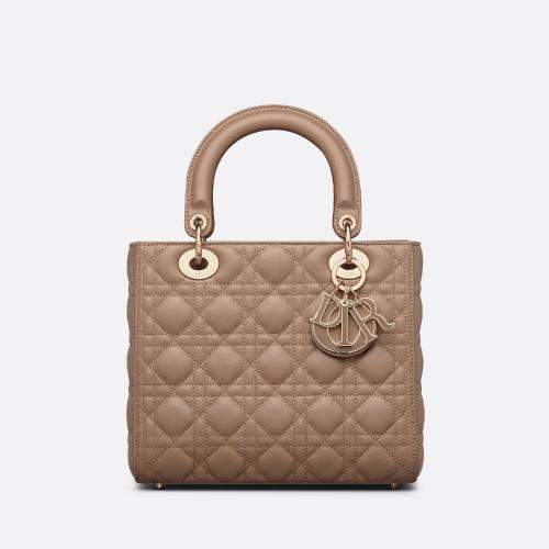  DIOR迪奥    女士 单肩包 中号 Lady Dior 手袋 M0565OCEA_M45M 预定商品1-3周发货