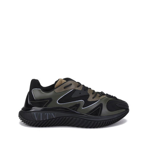 Valentino/华伦天奴 男士织物等多种材质拼接系带休闲运动鞋 WY2S0D95 RIY