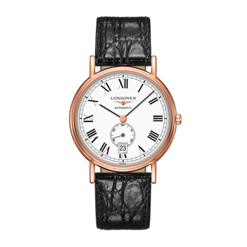 LONGINES/浪琴 时尚系列 精钢和红色PVD涂层 自动机械 男士腕表 L4.805.1.11.2