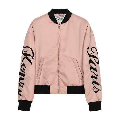 KENZO/高田贤三 女士棉服 女士LOGO刺绣锦纶长袖棉夹克 2BL089 5AG
