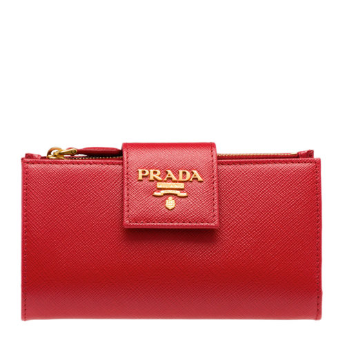 PRADA/普拉达  女士时尚多色皮革手拿包钱包钱夹卡包卡夹零钱包女包 多色可选 1ML005-QWA