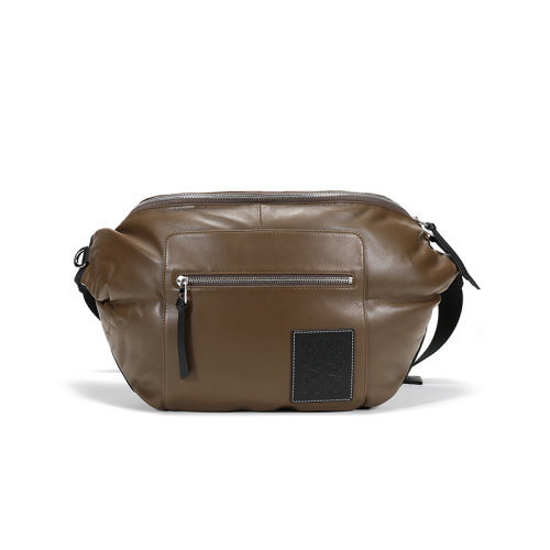 LOEWE/罗意威  男士织物/配皮XL胸包斜挎包腰包 B687C60X01