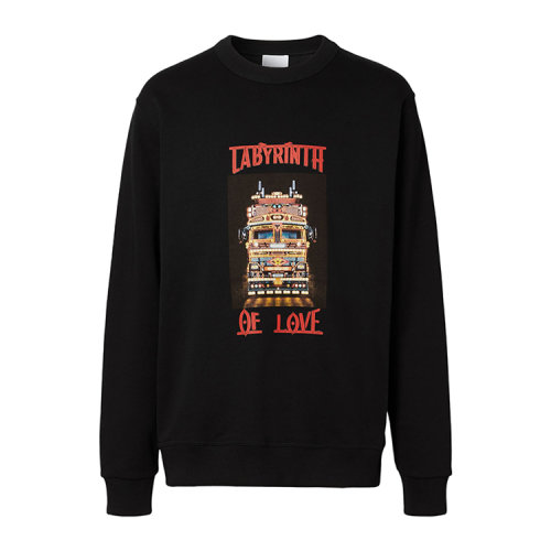 BURBERRY/博柏利 标语印花男卫衣 8034564 1