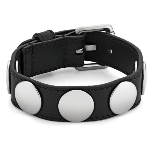 GUCCI古驰 22年秋冬 女士 加大铆钉皮革手镯 717774 IAAAX 8127