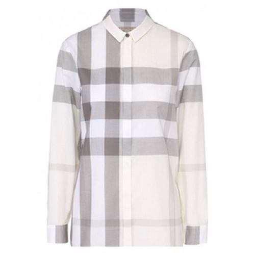  BURBERRY/博柏利 女士格纹棉质长袖衬衫 40152481 PLFSX