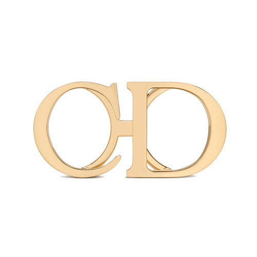DIOR/迪奥 22年春夏新款 男士金色饰面黄铜“CD”腰带扣35毫米4900ORMET_H00K