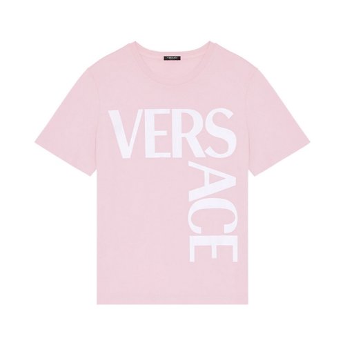  VERSACE/范思哲 女士粉色棉质短袖T恤 1001530 1A00603 2P100 PLFSX