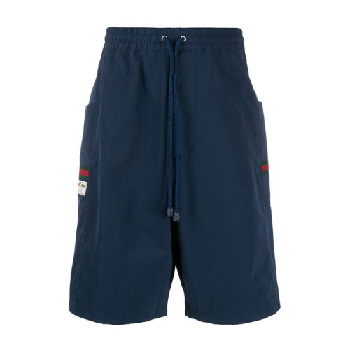 GUCCI/古驰  经典深蓝色 尼龙 抽绳  男士短裤 604172 XDA17 4206