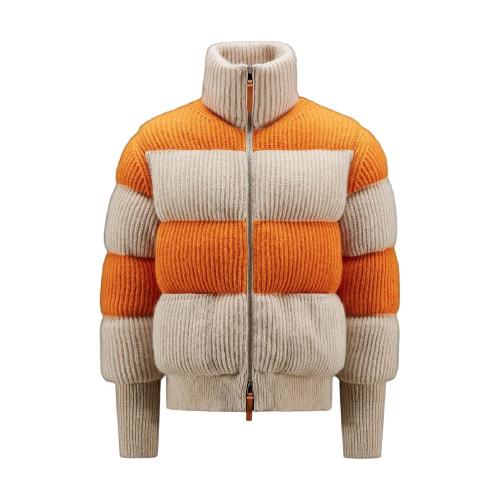  MONCLER蒙可蒙克莱 22年秋冬 女士 羽绒服 Alpaca %26 Mohair Padded Cardigan H20949B00003M227