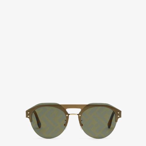  FENDI芬迪 22年秋冬 男士 太阳眼镜 绿色太阳镜 FOL519AGFNF1G9J