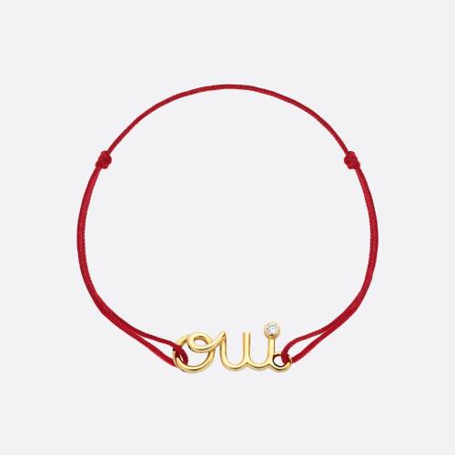  DIOR迪奥 22年秋冬 女士 手链 Oui 手链 JOUI95021_0000 预定商品1-3周发货