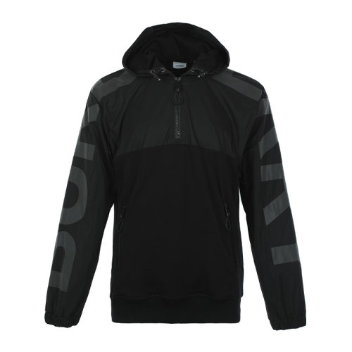 BURBERRY/博柏利21新品徽标印花连帽棉质男士上衣男卫衣夹克8045687