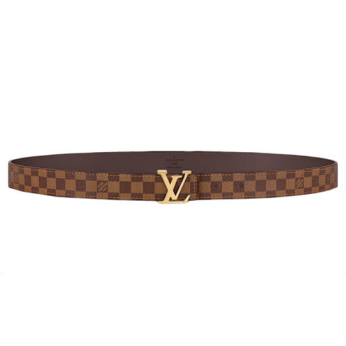Louis Vuitton/路易威登 女士Monogram帆布和小牛皮金扣25毫米腰带M9267V