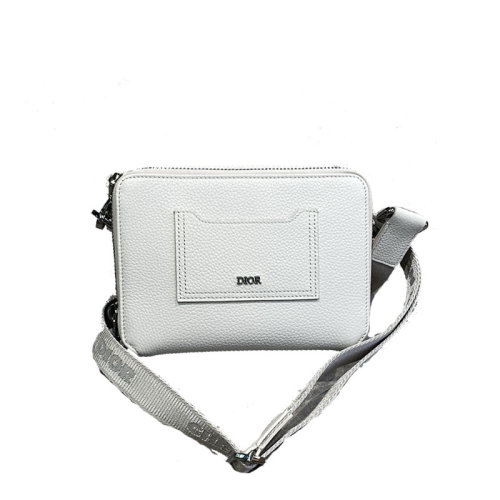 DIOR/迪奥 经典logo字母 女士白色Oblique盒子包单肩包 2PUBC120YUZ