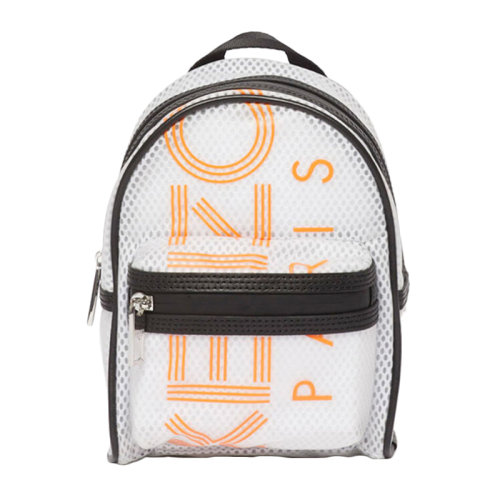 KENZO/高田贤三女士白色迷你徽标字母logo双肩包背包女包 FA55SF215F25-01