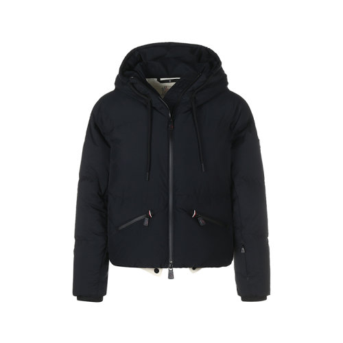 Moncler/蒙克莱 女士GRENOBLE滑雪系列-High Performance系列聚酰胺短款Allesaz鹅绒连帽羽绒服夹克外套 1A00026 539X6