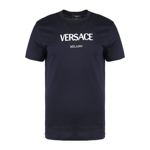 VERSACE/范思哲字母刺绣棉质男士短袖T恤A89019A228806