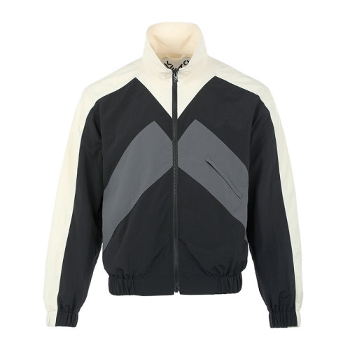 KENZO/高田贤三潮流拼色立领拉链男士夹克外套FA65BL510