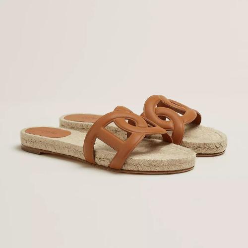  HERMES爱马仕 22年秋冬 女士 平底凉鞋 Espadrilles Famosa H222151Z A3350