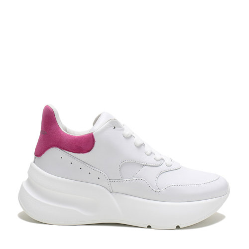 AlexanderMcQueen/亚历山大麦昆 女士皮革系带休闲鞋运动鞋 586410 WHRUB