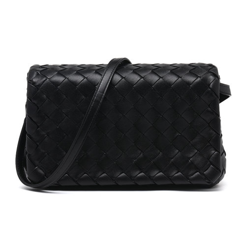 Bottega Veneta/葆蝶家经典菱格编织羊皮革女士单肩包斜挎包609231VCPP1