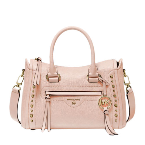 Michael Kors/迈克·科尔斯 女士粉色皮质手提包单肩包女包 30S0GCCS1T-SOFTPINK