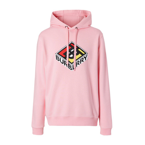 BURBERRY/博柏利 徽标图案棉质连帽衫男卫衣 8021830 1