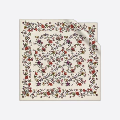  DIOR迪奥 22年秋冬 女士 围巾 Dior 印花方巾 31FLO070I619_C081