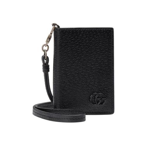  GUCCI古驰 22年秋冬 男士 GG Marmont系列肩带卡片夹 700707 1T56F 1000