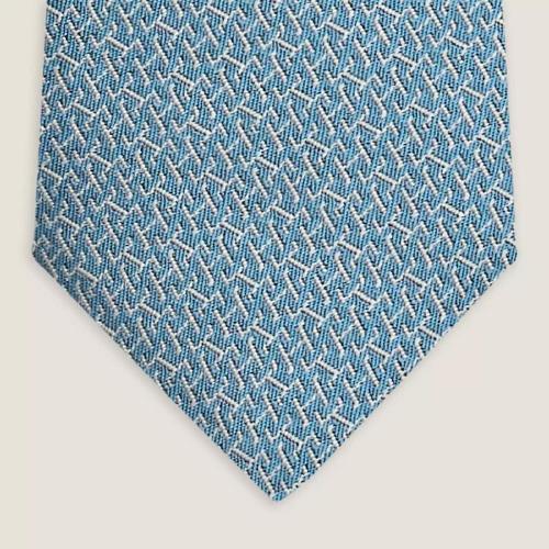  HERMES爱马仕 22年秋冬 男士 领带 Cravate Tie 7 H Brides de Gala H339328T 07