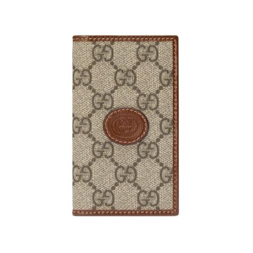  GUCCI古驰 22年秋冬 男士 饰互扣式双G卡片夹 722601 92TCG 8563