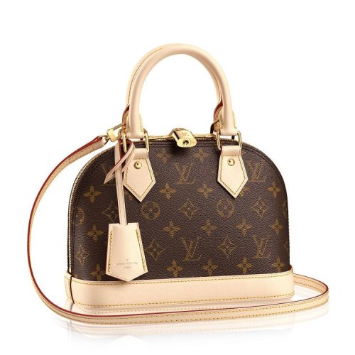 Louis Vuitton/路易威登 Alma BB 老花色/棋盘格 经典女士 斜挎小贝壳包   帆布/配皮  M53152/N41221 【预定商品 3-4周后发货】