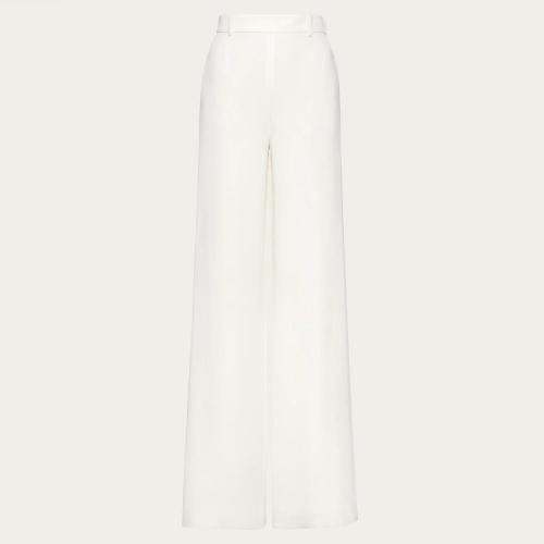  VALENTINO华伦天奴 22年秋冬 女士 休闲裤 PANTALON EN CADY COUTURE 1B3RB4X51MMA03