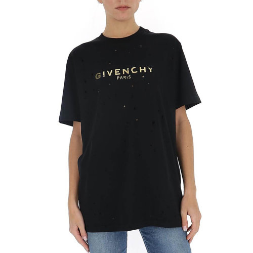 Givenchy 纪梵希  男装 服装 黑色棉质经典lOGO 男士短袖T恤