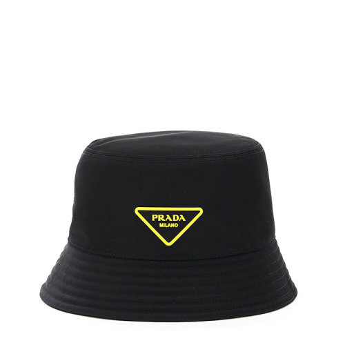 PRADA/普拉达 男士 男帽 黑色尼龙时尚帽子 2HC137-2D5R-F0C5Z