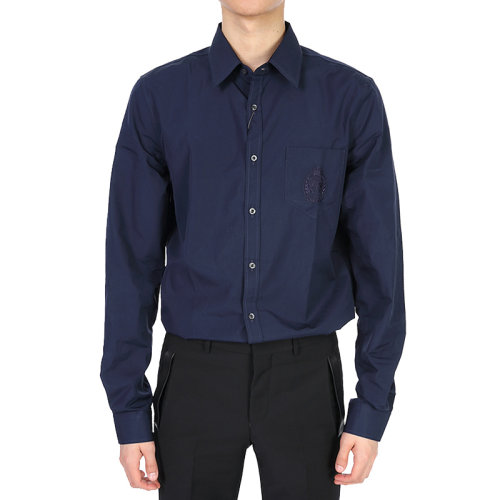 GUCCI/古驰  男装 服饰 棉质翻领商务休闲衬衣 男士长袖衬衫 368681